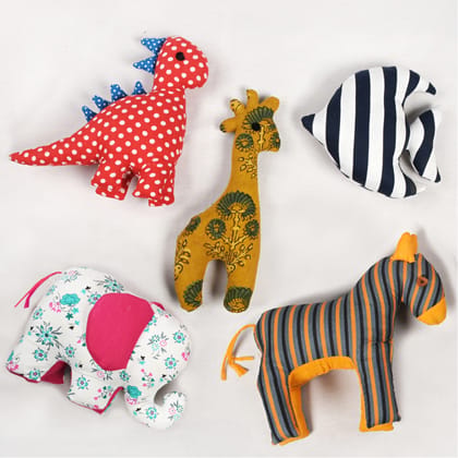 Toy Antiqua Elephant – Horse – Giraffe – Dianasore – Sea Fish Premium Handcrafted Toy