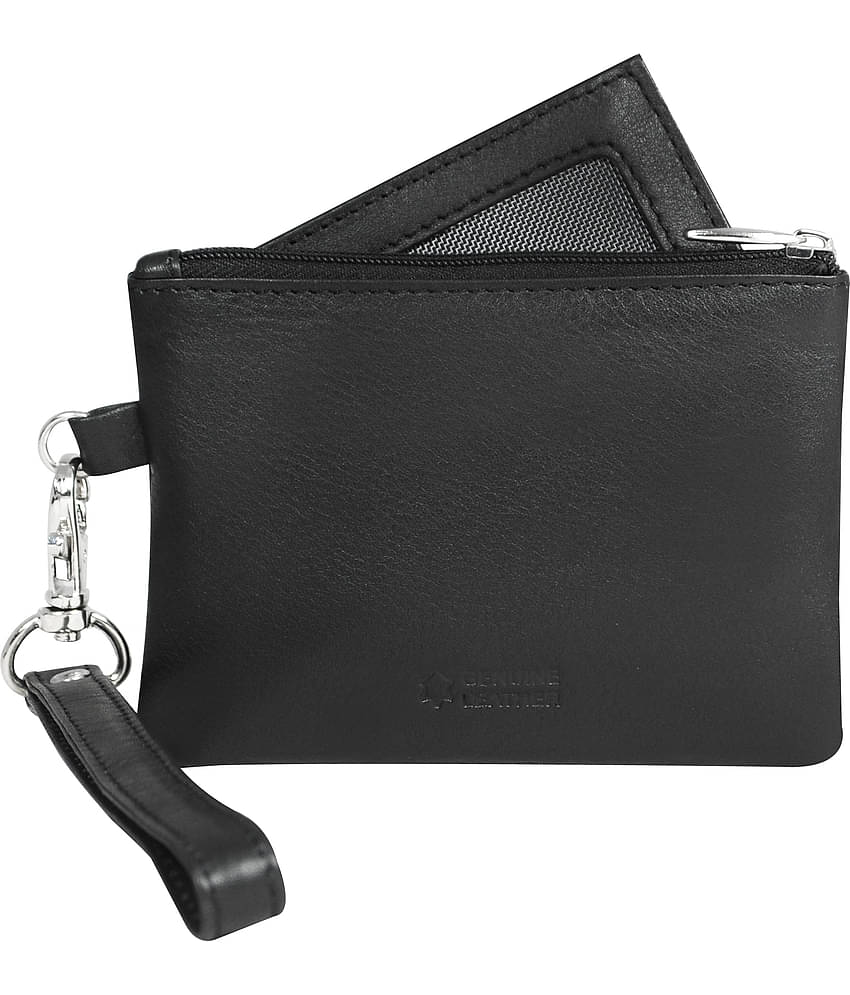 Calfnero Genuine Leather Key Case/Coin Wallet cum Card Holder