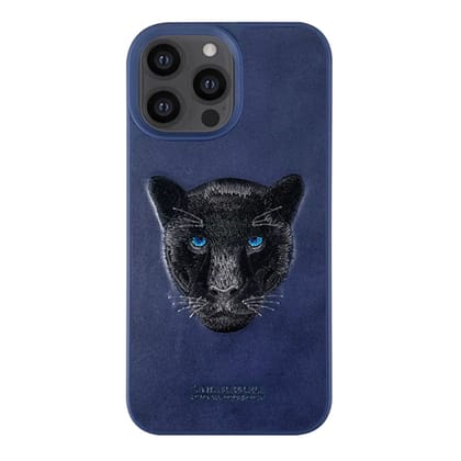 Santa Barbara Savanna Series Genuine Leather Case for iPhone 11 to 14 Pro Max-iPhone 11 / Panther