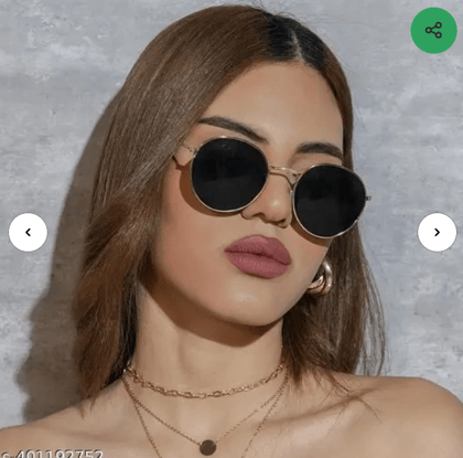 AKAYI Oval UV Protection Sunglass For Women