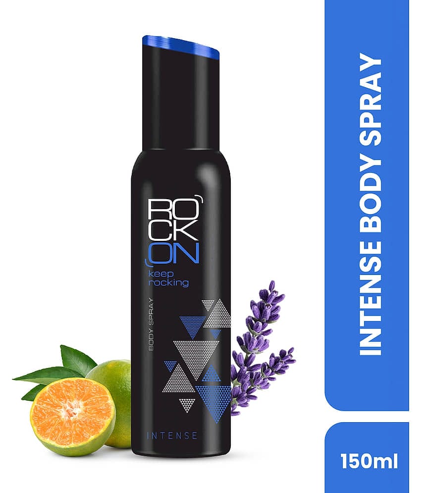 ROCK ON Intense Deodorant Body Spray with Long Lasting Fragrance Men & Women 150 ml ( Pack of 1 )
