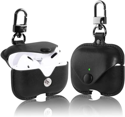 AirPod Pro/Pro 2 Case Leather Style Shockproof with Loss Prevention Clip for Apple Air-Pods Pro Wireless Charging Case For Airpods (Random Colour) AirPod Pro/Pro 2 Case Leather Style Shockproof with Loss Prevention Clip for Apple Air-Pods Pro Wireless Charging Case For Airpods (Random Colour)