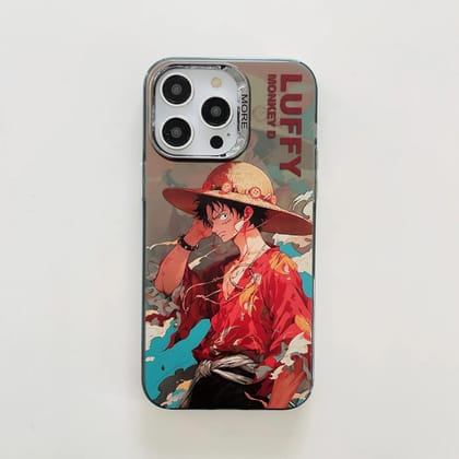 iPhone 13 Series One Piece Luffy Anime Case With Camera Bumper-iPhone 13 Pro