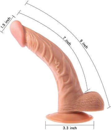 8 Inch Suction Base Stud Realastic Feeling Dildo For Women BY SEX TANTRA
