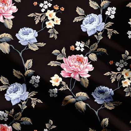 Floral Vector Pattern3-Cotton