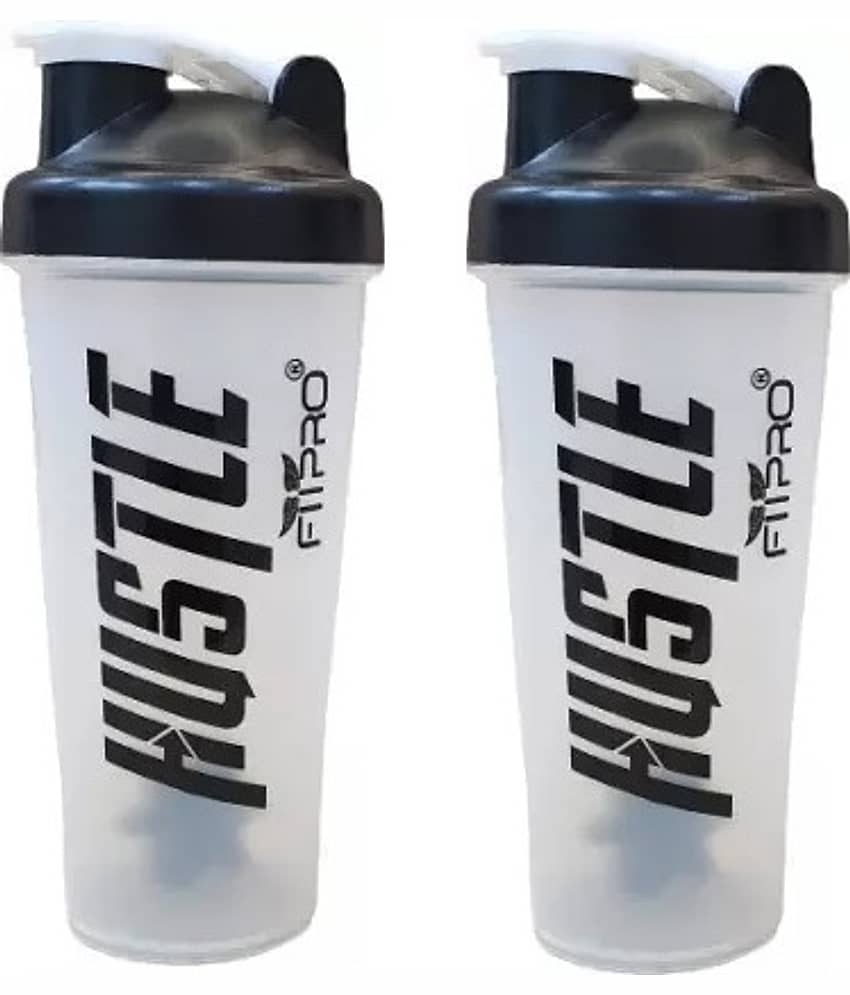 FitPro Plastic Transparent 700 mL Shaker ( Pack of 1 )