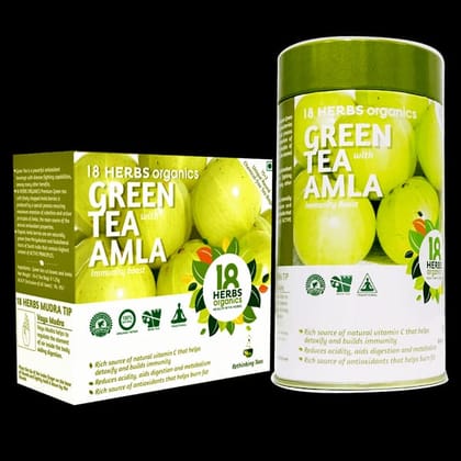 18 Herbs Green Tea Amla 40 Bags