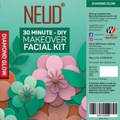NEUD Combo - DIY Salon-Grade Facial Kit and Hair Spa Kit For Men and Women
