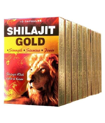Cackle's G&G Shilajit Gold (10x10=100) Capsule 100 no.s
