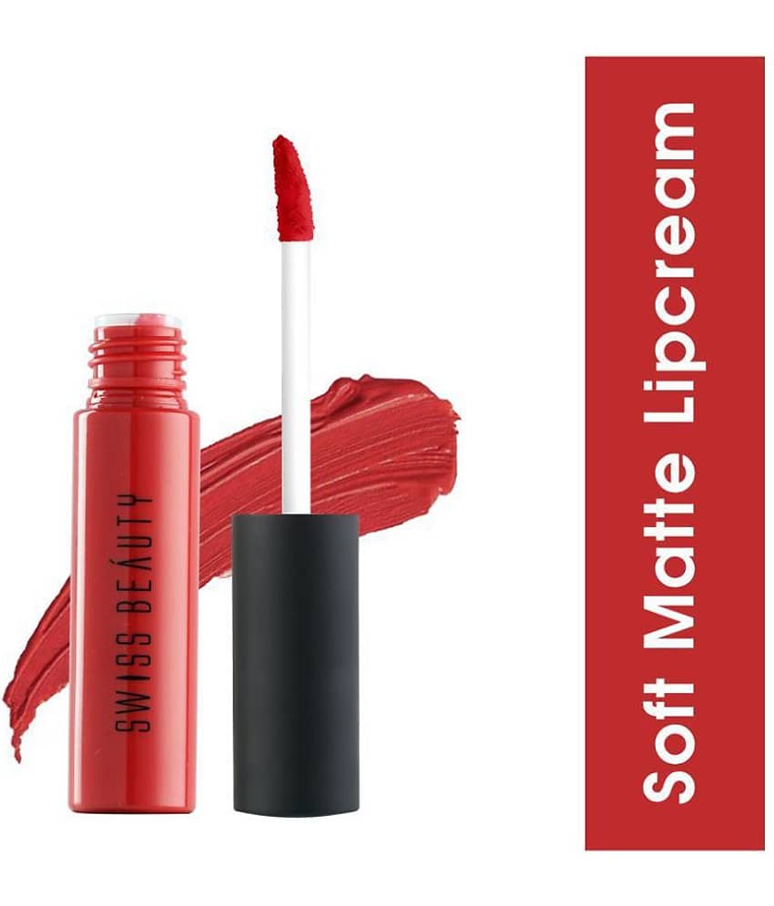 Swiss Beauty - Red Matte Lipstick