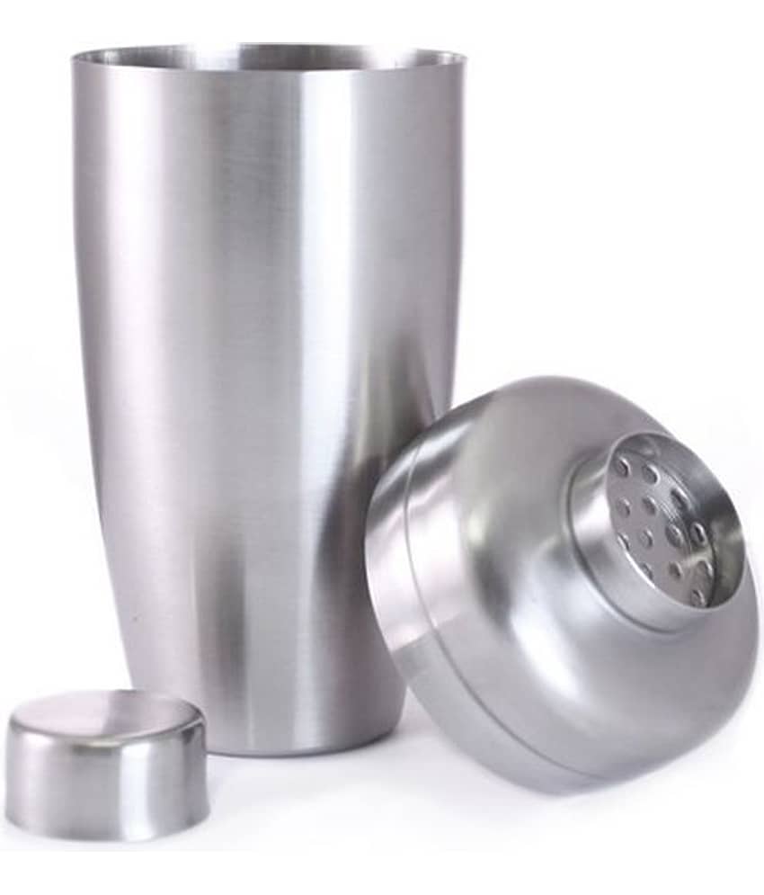 Dynore Flat Top Stainless Steel Cocktail Shaker - 600 Ml