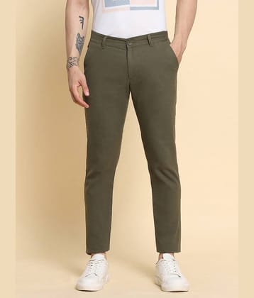 Dennis Lingo Olive Slim Chinos ( Pack of 1 )