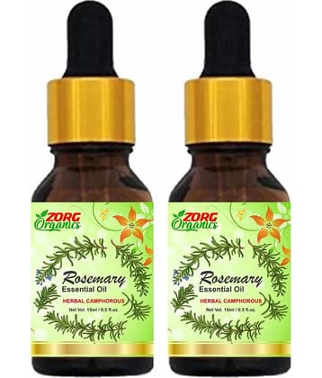 Zorg Organics Rosemary Essential Oil 30 mL ( Pack of 2 )