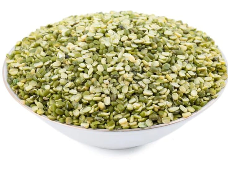 Organic Moong Dal with skin (Split) 1 KG