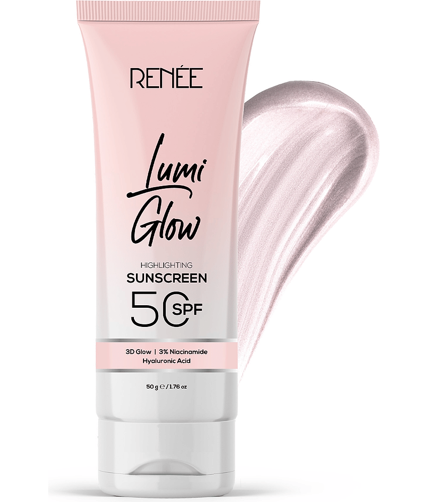 RENEE Lumi Glow Highlighting Hydrating Sunscreen with Dewy Finish, SPF 50