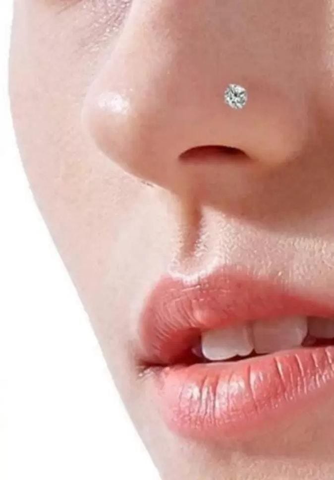 Beautiful Gold Plated Nose Pin Wedding Nose Ring Fashion Gift Jewellry