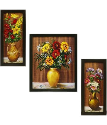 Indianara Synthetic Painting With Frame