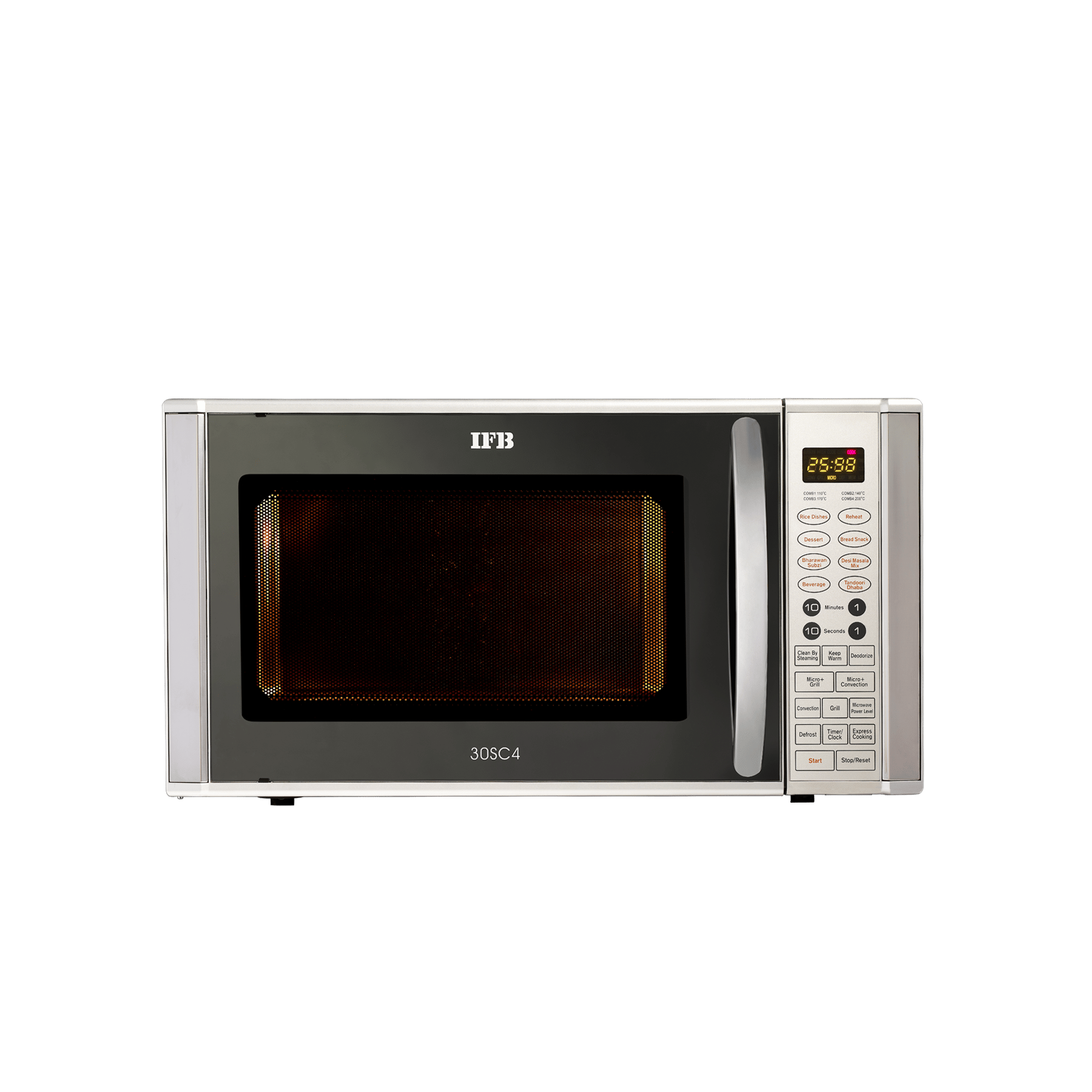 IFB 30SC4 Convection Microwave 30 L | Metallic Silver