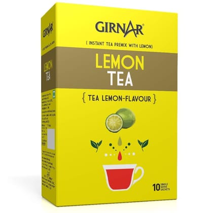 Girnar Instant Tea Premix With Lemon, 10 Sachets