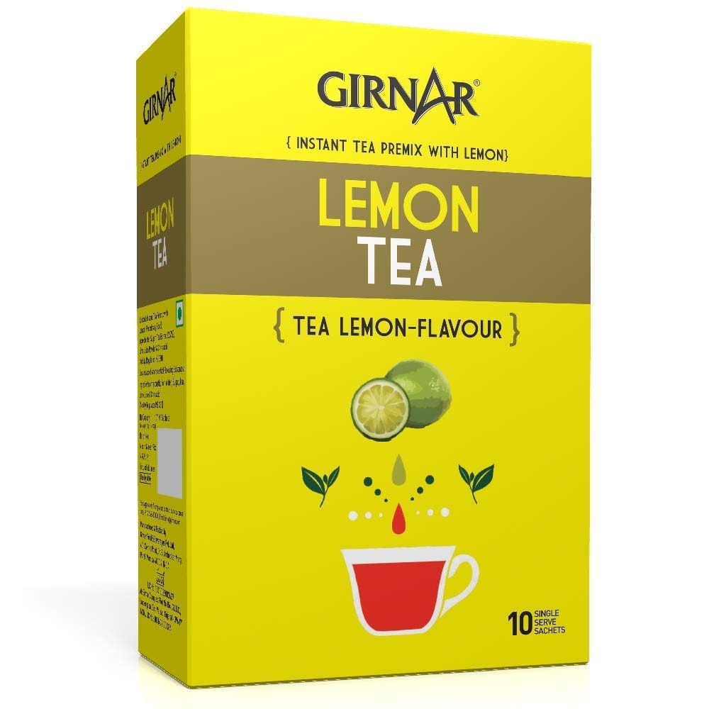 Girnar Instant Tea Premix With Lemon, 10 Sachets