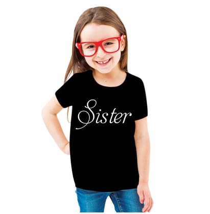 Sister - Cotton T-Shirts For Boys-0 - 2 Years