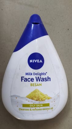 nivea milk delights face wash besan