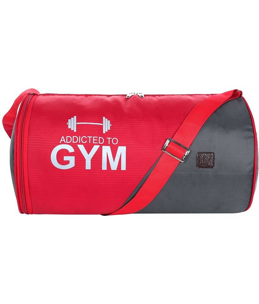Fly Fashion - Red Small Nylon Gym Bag