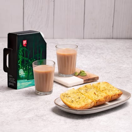Kadak Chai N 2nos Garlic Bread