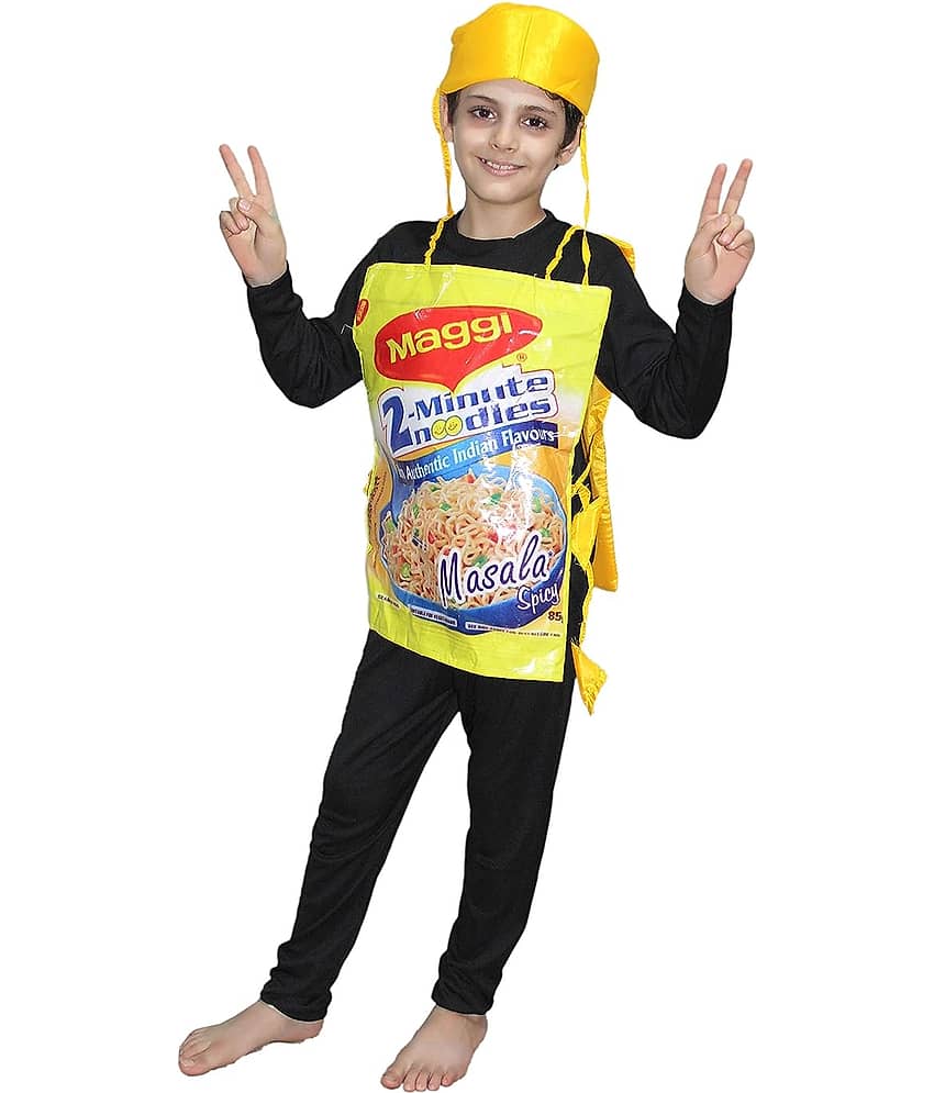 Kaku Fancy Dresses Junk Food,Object Costume -Multicolour, 3-8 Years, For Boys & Girls