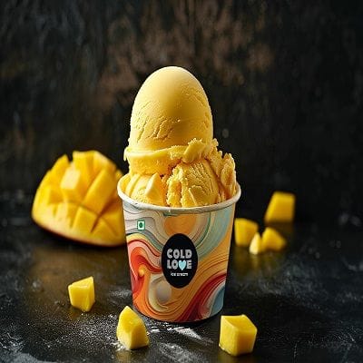 Mango Ice Cream [1 Cup, 120 Ml]