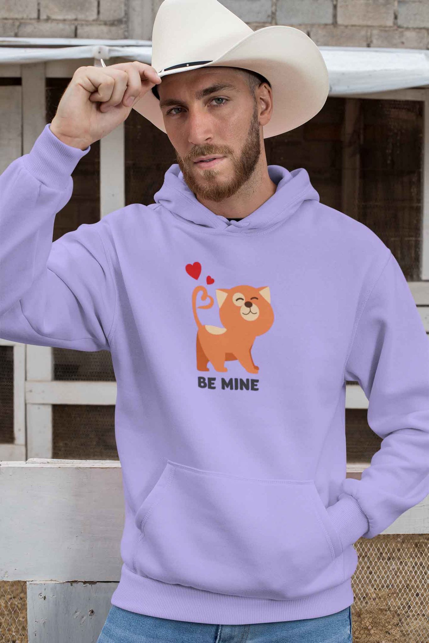 Hoodie (Men) - Be Mine Valentine (7 Colours)