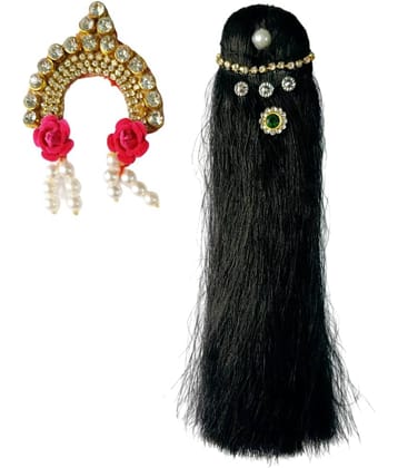 Cherry Tree Durga Mata Pink Crystal Jewellery ( Pack of 1 )