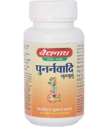 Baidyanath Punarnavadi Guggulu Tablet 80 No.S Pack of 1