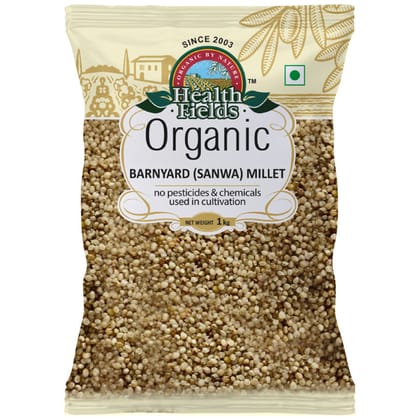 Healthfield Unpolished & Organic Barnyard (Sanwa) Millet 1Kg