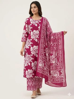 Stitched Cotton Sets Elegant Hand Block Printed Cotton Kurti Sets perfect for daily wear and festive occasions!Comfort fit | Soft breathable fabric | Beautiful hand block prints.