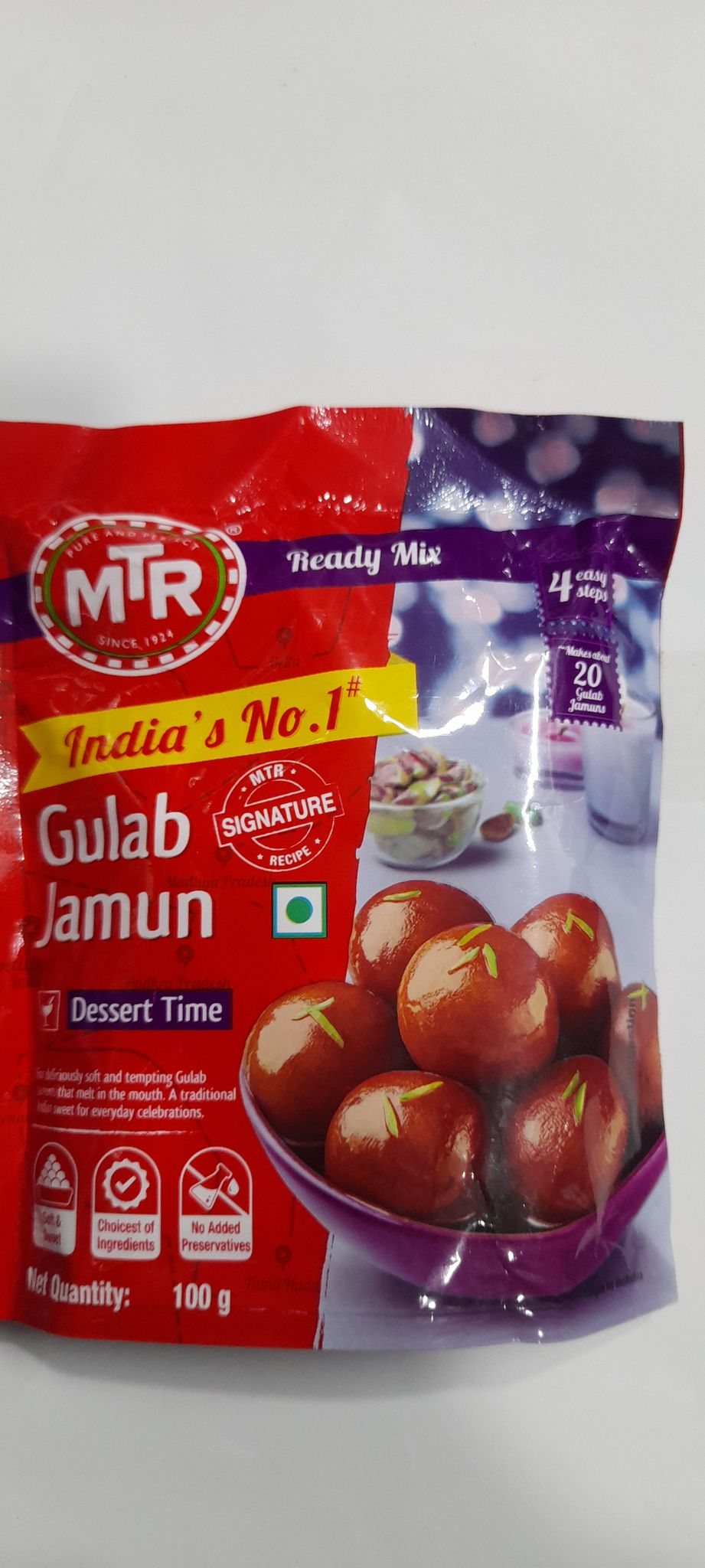 MTR gulab jamun ready mix