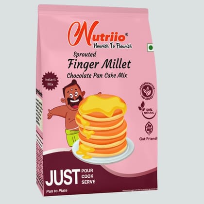 Sprouted Finger Millet Pancake (Chocolate) Sprouted Finger Millet Pancake (Chocolate)