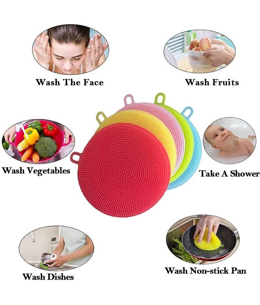 THRIFTKART Silicone Scrub Brush