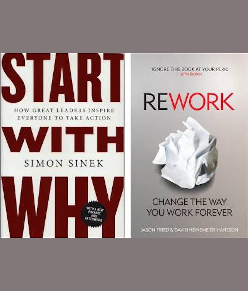 Start With Why+ Rework  (Paperback, SIMON SINEK, Jason Fried)