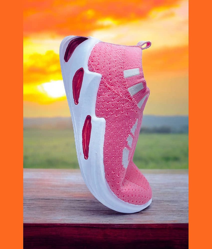 Fabbmate - Pink Girl's Sports Shoes ( 1 Pair )