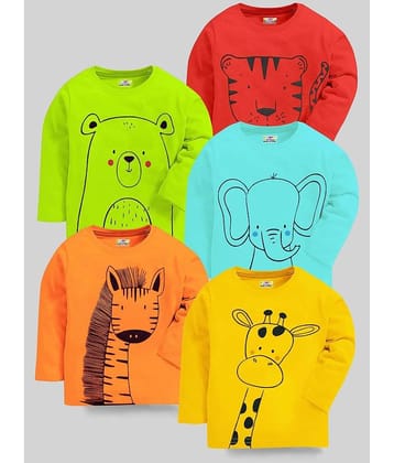 Kuchipoo Pack of 5 Baby Boys Cotton Blend T-Shirt ( Multi )