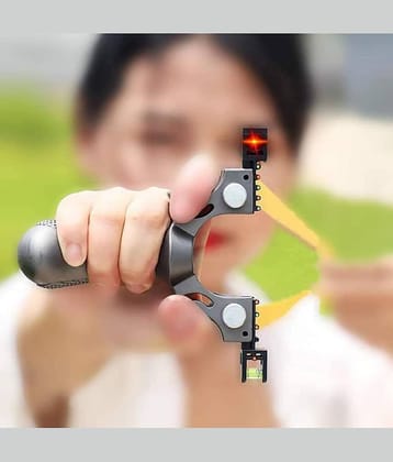 Sling Shot Catapult for Adults Beginner Youth for Outdoor Games, Laser Slingshot, Slingshot Catapult, Slingshot Laser Light, Slingshot toy, Steel Slingshot, Indian Slingshot, Slingshot with Laser, Slingshot for kids, Power Catapult, Outdoor toys and games
