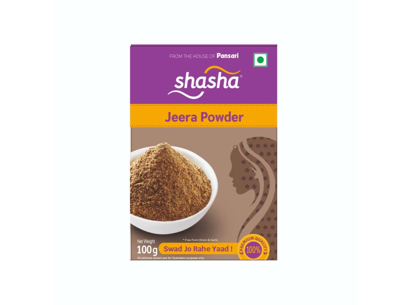 Shasha Jeera Powder - 100gm
