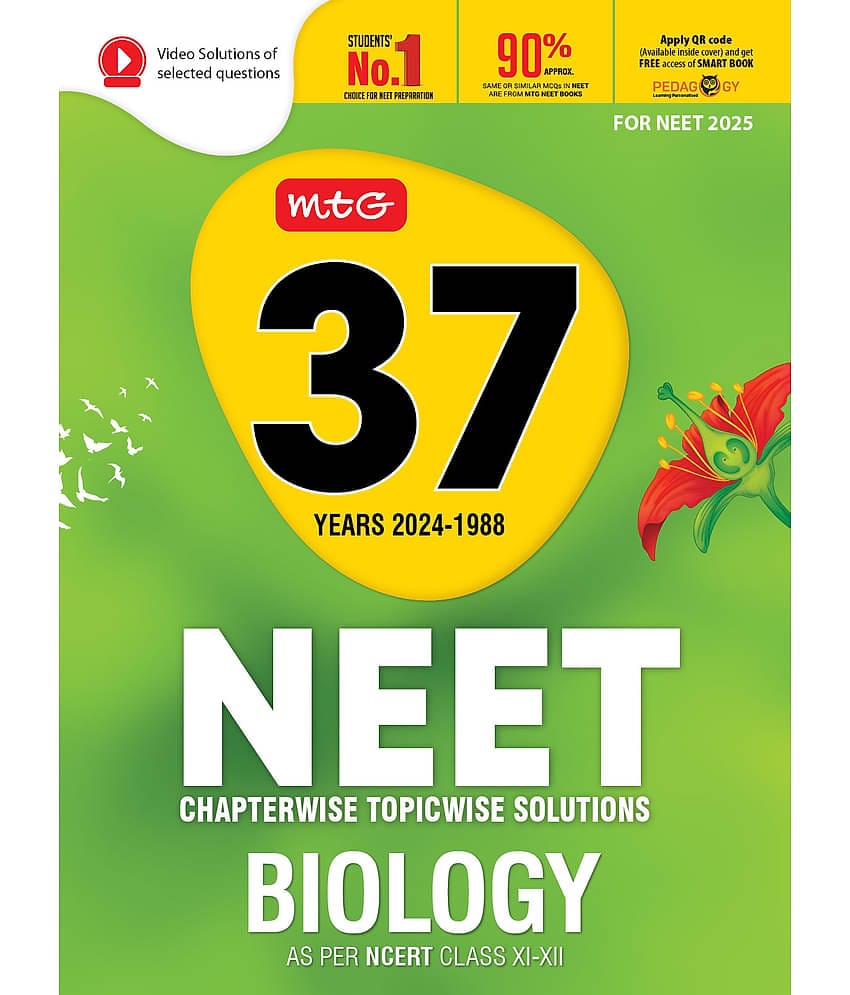 37 Years NEET Chapterwise Topicwise Solutions Biology
