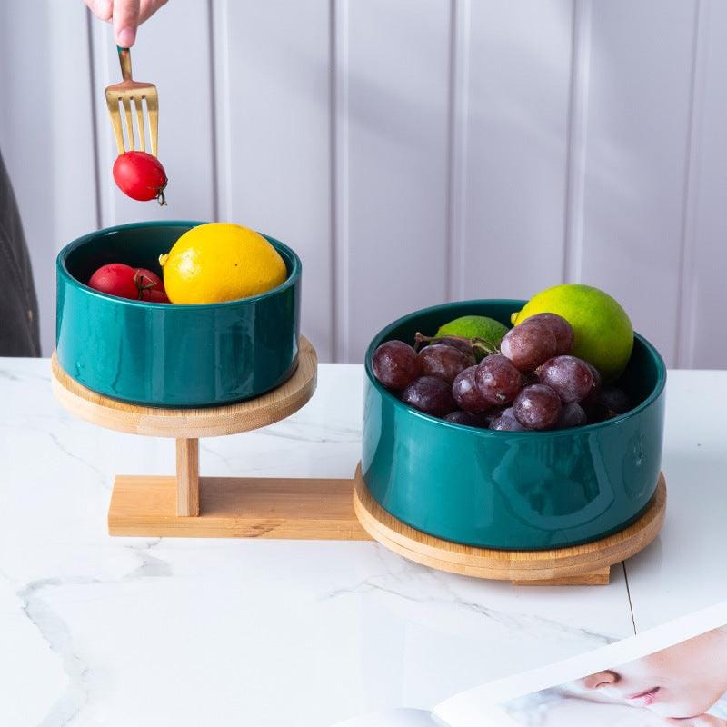 Hoop Snack Bowl-Green