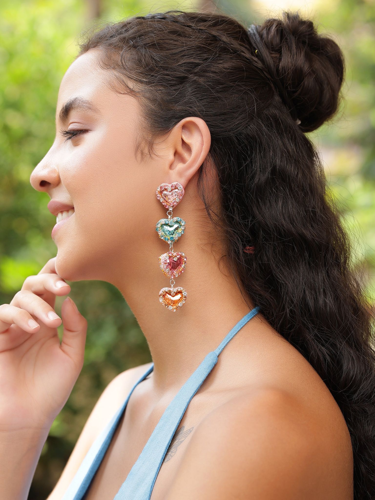 Sweetheart Sparkle Dangler Earrings