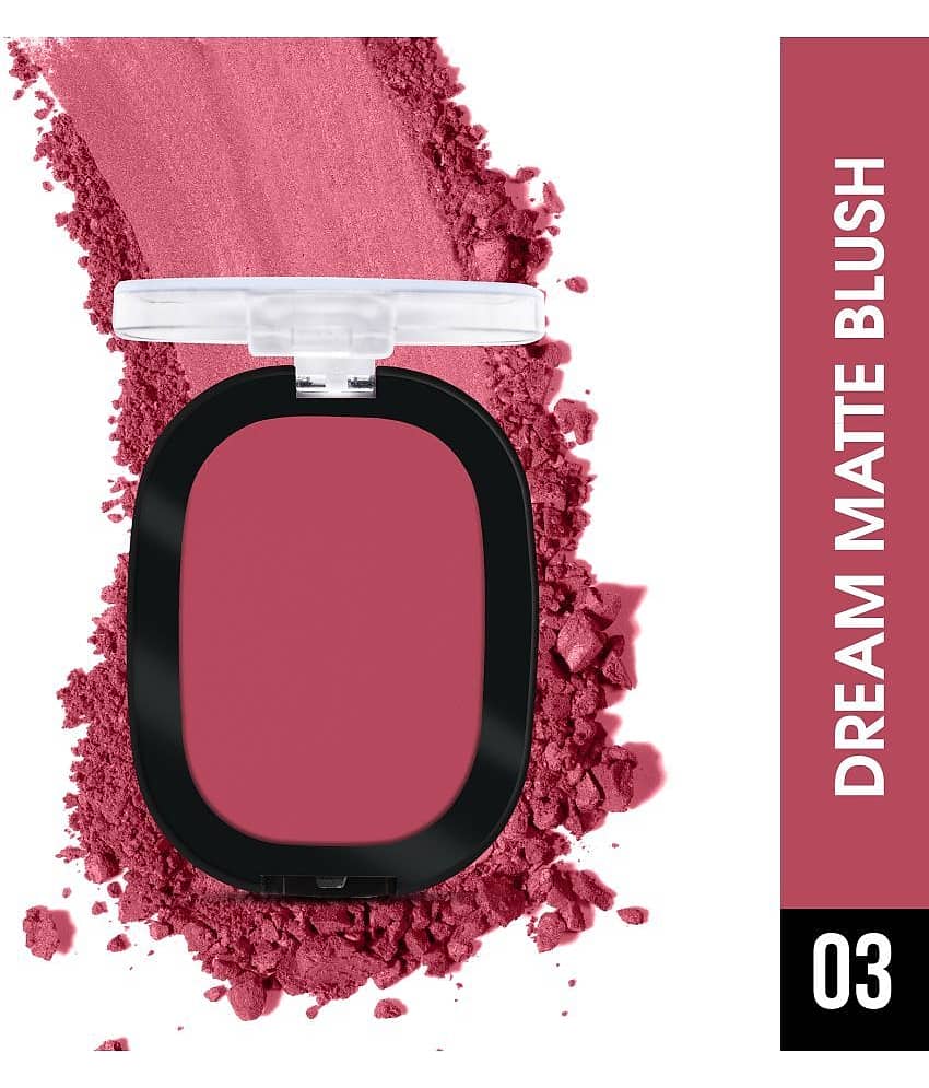 Beauty Berry Dream Matte Blush Highly Pigmented & Blendable Shades 7g, Poppy Girl (Shade - 03)