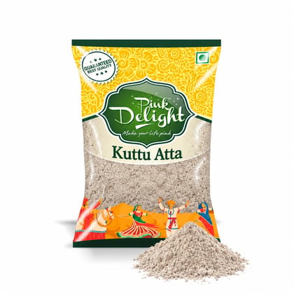Pink Delight Kuttu Atta (Buckwheat Flour) | Perfect for Fasting, 200gm