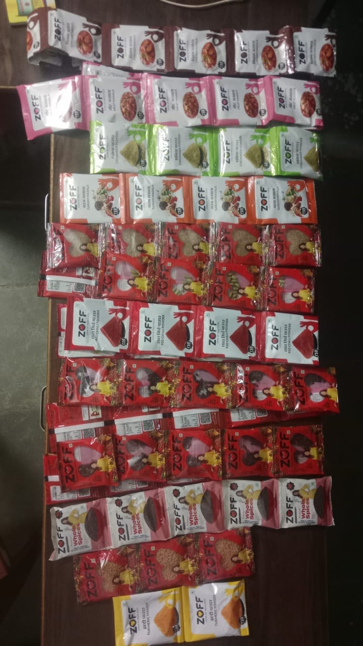 Veg & non veg combo Zoff Spice pack of 12