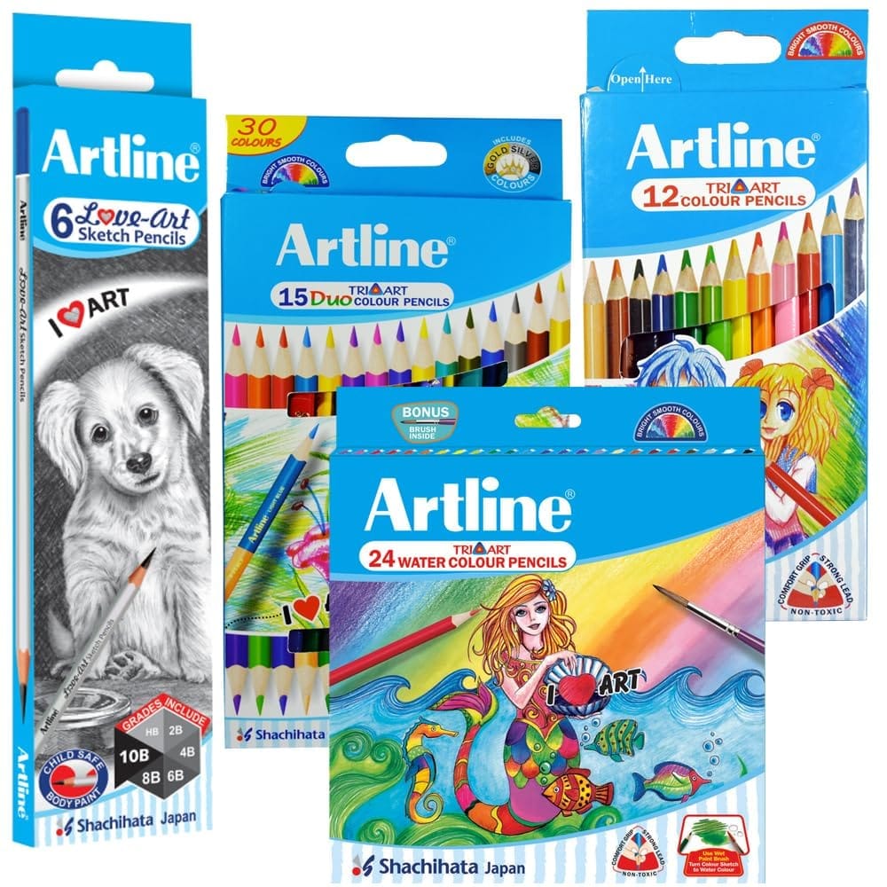 Artline Combo Packs of Back to School Stationery Set - 4 | For Specially Designed for Students